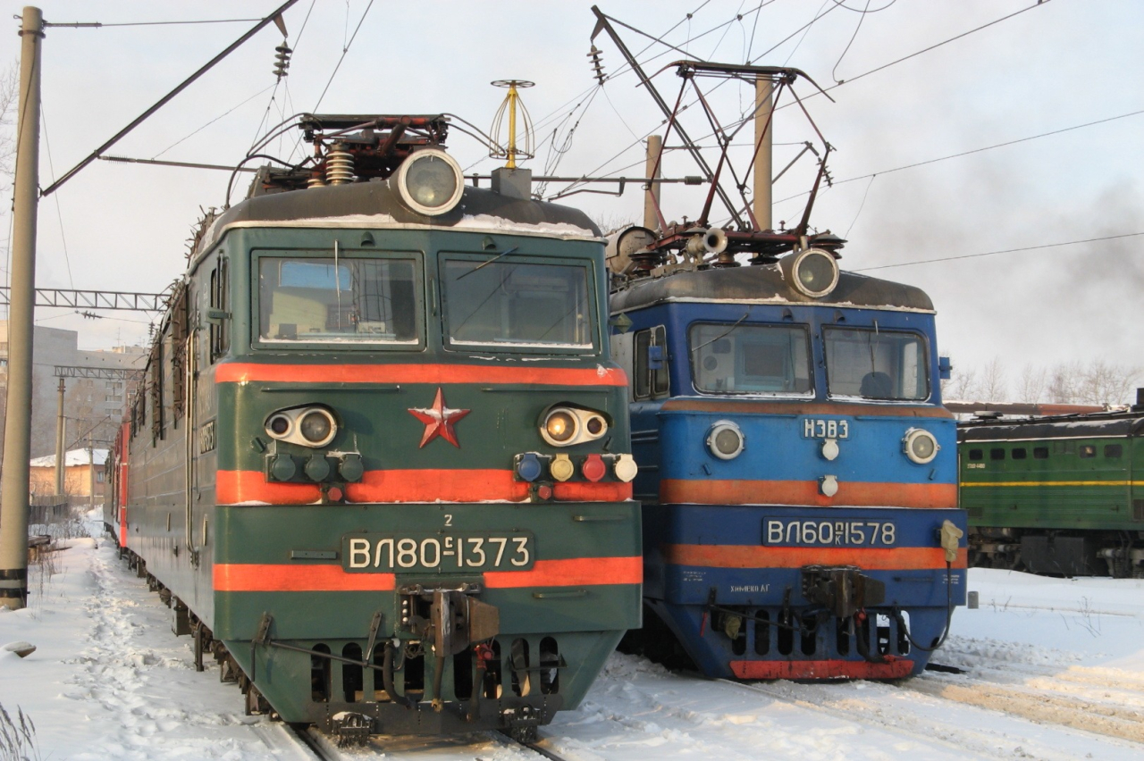 ВЛ80С-1373 и ВЛ60ПК-1578